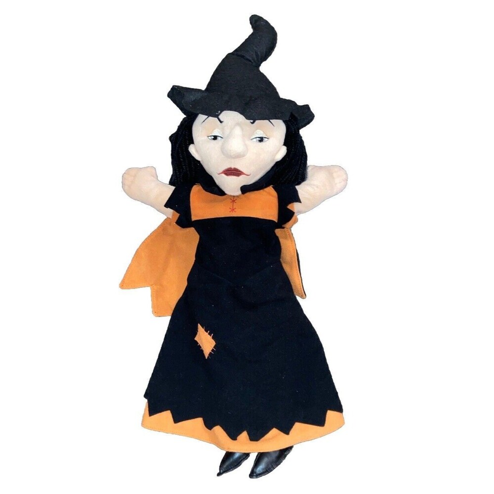 The Puppet Company Vintage Witch Puppet Stuffed Doll HARD TO FIND